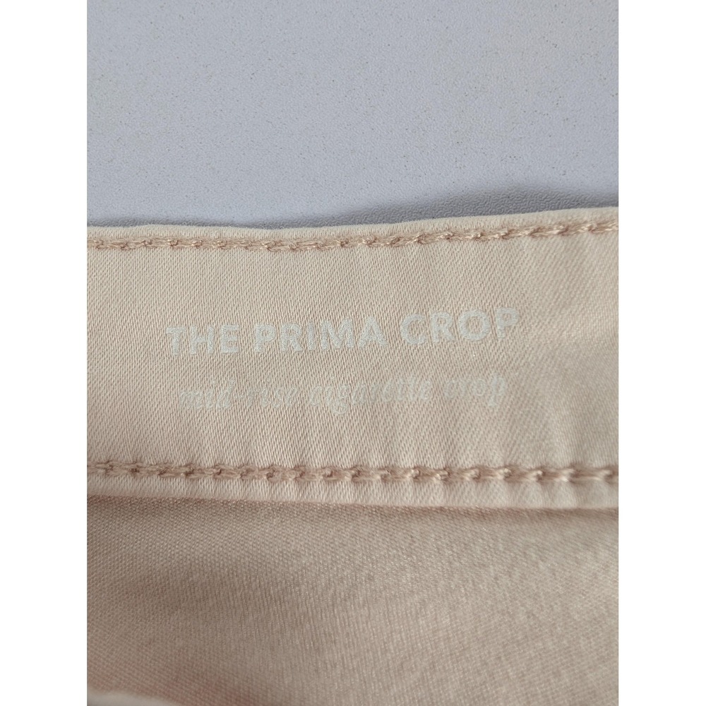AG Adriano Goldschmied The Prima Crop Jeans Womens 29 Pink Mid Rise Stretch USA - Picture 8 of 14